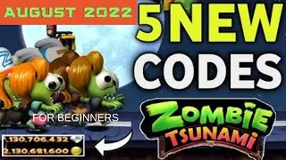 NEW ZOMBIE TSUNAMI PROMO AUGUST CODES 2022 - ZOMBIE TSUNAMI CODES - CODIGOS DE ZOMBIE TSUNAMI