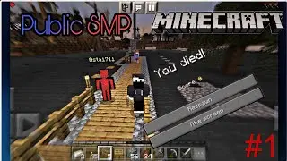 I joined this Public Server!, Minecraft Public SMP Android Gameplay #1