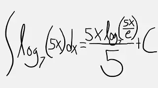 Log Integrals (Shortcut) #calculus