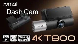 70mai Dash Cam 4K T800 – Triple View, Dual 4K, Full Story