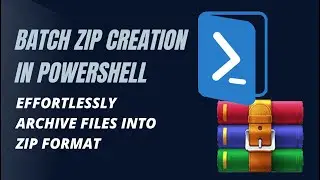 Batch Zip Creation in PowerShell: Effortlessly Archive Files into Zip Format