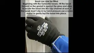 How To glaze QUICKglaze bead Bifold / Slim door