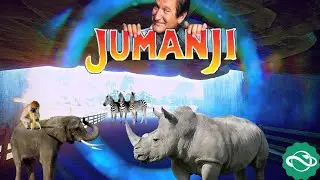 Planet zoo: terraforming the landscape of Jumanji! entrance tour, and speed build.