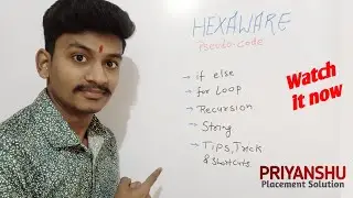 Hexaware Latest pseudocode Question | Hexaware pseudocode questions | Hexaware Assessment 2023