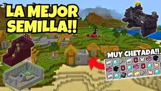 🔥Busque en Mas de 5,000 Semillas de Minecraft y ESTA fue la Mejor que ECONTRE!!