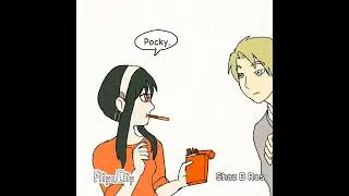 LoidxYor Pocky Kiss 😘[SPYxFAMILY] #spyxfamily #loidxyor #shorts
