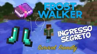 Ingresso Segreto con enchant FROST WALKER! [Minecraft 1.9 - Snapshot]