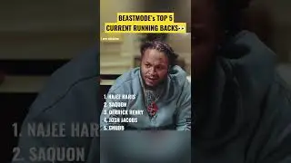 TOP 5 RUNNING BACKS that made Marshawn Lynch’s list 🤯🤯🤯