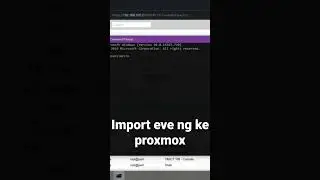 Import eve ng to proxmox