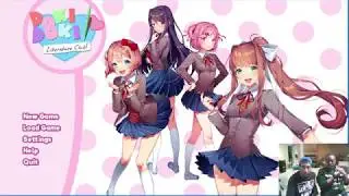 Doki Doki Literature Club Livestream 2 with AyeAshaRae