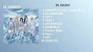 LE SSERAFIM (르세라핌) Playlist Full Album Listening Party K-pop Girls 2026 Music Official HD 4K
