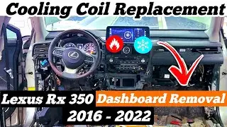 Lexus Rx 350 Dashboard Removal 2016 - 2022 || Complete Guide With Step By Step