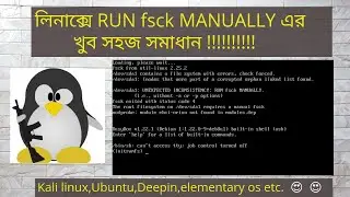 fsck error on boot: /dev/sda6: UNEXPECTED INCONSISTENCY; RUN fsck MANUALLY