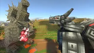 Godzilla Minus One vs Kaiju Craft v4.5 Addon MCPE in Minecraft Bedrock