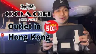Unboxing COACH TRACK CROSSBODY BAG ( Men’ bag ) + Review