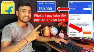 Flipkart pay later EMI pay Kare without interest || Flipkart pay later emi payment kaise kare ...