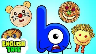 Funny Food Faces + More Alphabet Songs for Kids | English Tree