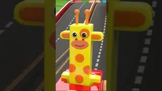 #Shorts Crazy Baby Learning Animals Names with Animals Toys | Car parking Animals Garage