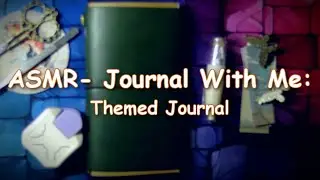 ASMR- Journal With Me: Themed Journal (Oriental Set)