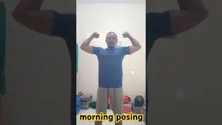 #gym #fitness #workout Morning posing