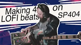 Making 4 LoFi beats on SP404 / Twitch Live Highlights
