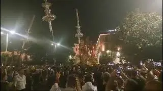 Extraordinaria Dolores del Puerto de la Torre a su paso por c/alcazabilla a los pies del Alcazaba