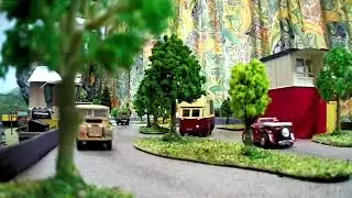 Model railway - 1/76 scale moving vehicles
