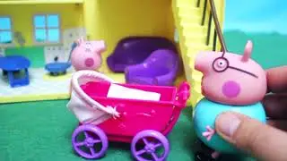 Comic Like's Piggie Pig cartoon - George's Cradle