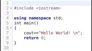 How to Write & Compile a Simple C++ 
