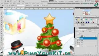 Opjekte mit Schnee bedecken in Adobe Photoshop CS5