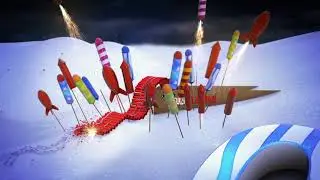 Décompte à 10 secondes pour la nouvelle année 2022 avec feu d'artifice