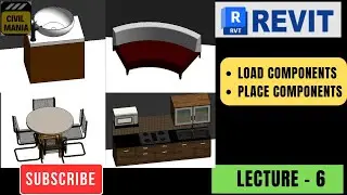 HOW TO LOAD AND PLACE COMPONENTS IN REVIT ARCHITECTURE