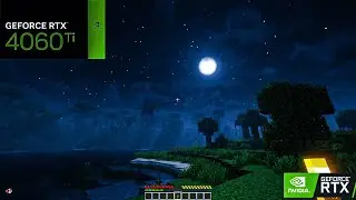 Minecraft | RTX 4060 + Ryzen 5 5600X ( 1080p 7 Shaders with high resolution )