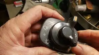 Kubota BX Light Switch Disassembly