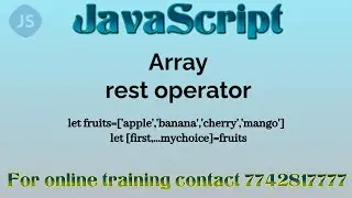 JavaScript Array Rest Operator for Beginners: Simplifying Array Handling