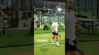 The stages of the serve: Beginner → Intermediate → Advanced