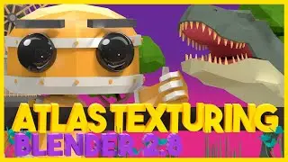 2 SIMPLE Texturing Techniques for Blender 2.8 - Atlas Texturing