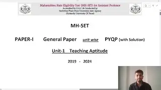 MH-SET Unit 1 Teaching Aptitude Previous Year Question Papers | Complete Guide & Solutions