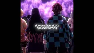 demon slayer death part 1 #kimetsunoyaiba #demonslayer #edit #anime #shorts