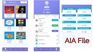 New High Quality Quiz & Tournament Batting App AIA File & Admin App