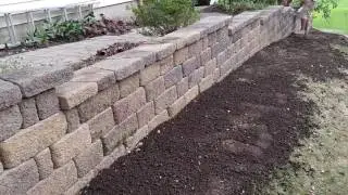 Hanover retaining wall renovation Keystone Country Manor - Ryan's Landscaping 717-632-4074