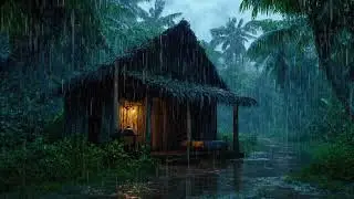 💧 Shooting Rain in the Forest – Gentle Night to Relax and Sleep