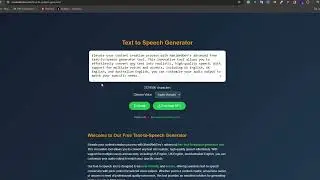 Free Text-to-Speech Generator by maniwebdev
