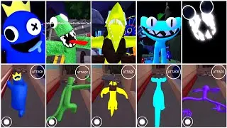 What if I become rainbow friends chapter 2 all characters with does  the doughman Jumpscares