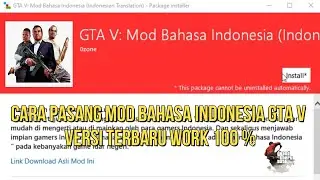 TUTORIAL CARA PASANG MOD SUBTITLE INDONESIA GTA V