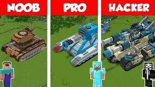 Minecraft NOOB vs PRO vs HACKER: TNT TANK  #minecraft  #trending  #shorts