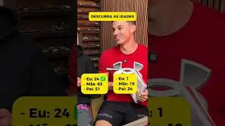 QUANTOS ANOS ELES TEM?? PIERRE VS GEORGE - ADIVINHANDO IDADES