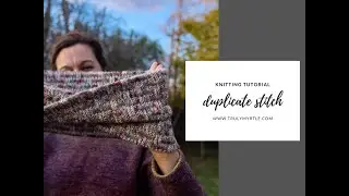 Tutorial: Duplicate Stitch to Finish Viva