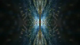 Beautiful Gently Flowing GOLD BLUE Relax Particles Light Rays