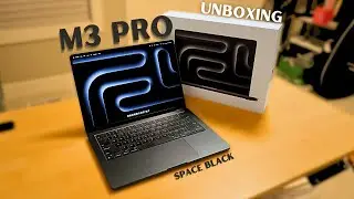 Macbook Pro 14" (M3 Pro) UNBOXING! *Space Black*